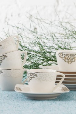Nazende 6 Kişilik Kahve Fincanı