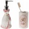 SIVI SABUNLUK,DİŞ FIRÇALIK 2 Lİ BANYO S,LADY VE PEMBE ÇİÇEKLİ