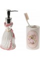 SIVI SABUNLUK,DİŞ FIRÇALIK 2 Lİ BANYO S,LADY VE PEMBE ÇİÇEKLİ SIVI SABUNLUK,DİŞ FIRÇALIK 2 Lİ BANYO S,LADY VE PEMBE ÇİÇEKLİ