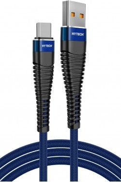 HY-X425 3A Type-C 1m Bleu Foncé Données + Câble de Charge