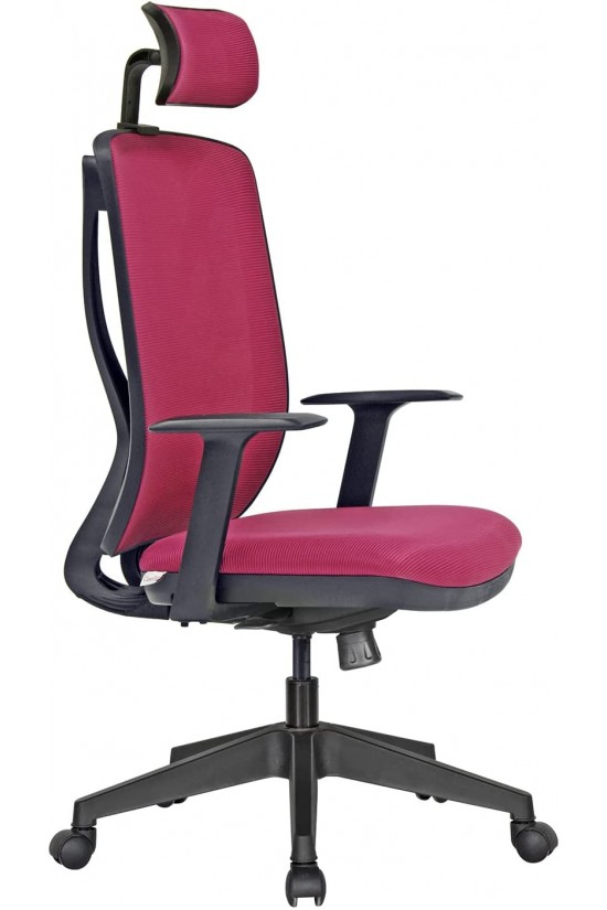 Fauteuil Manager Event Mesh - Rouge Bordeaux Fauteuil Manager Event Mesh - Rouge Bordeaux