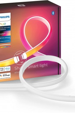 Hue Gradient Akıllı Renkli Led Şerit Aydınlatma, 1m, Genişletme Pak, 16 milyon renk ve renk geçişi