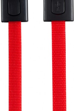 Jettpower 0049 Metal Head Braided 3A Type-C Fast Charge Cable 20 cm (Red)