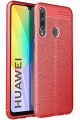 P40 Lite E Hülle Niss Lederoptik Silikon Rot P40 Lite E Hülle Niss Lederoptik Silikon Rot
