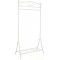 Height 173 cm Metal Antique Clothes Rack Clothes Rail Coat Rack Shoe Rack, Cream White Hsr01W