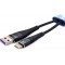 SHAZA USB TYPE-C PD 5A 100W Braided Fast Charge and Data Cable 2 Meters
