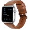 2125205574 Colorful Faux Leather Strap-Band For Watch 44 MM, Brown