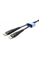 SHAZA TYPE-C TO TYPE-C PD 5A 100W Braided Fast Charge and Data Cable 3 Meters SHAZA TYPE-C TO TYPE-C PD 5A 100W Braided Fast Charge and Data Cable 3 Meters