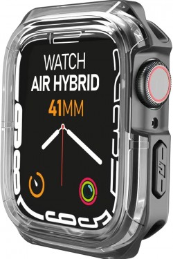 Watch 8/7 Uyumlu Air  Kılıf 41mm, Darbeye Dayanıklı Koruyucu Silikon Kılıf (Siyah)