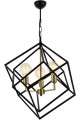 AV-60117-3BSY Eskitme/Siyah Bı Modern Avize, E27, Metal, 60cm