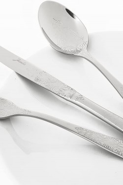 Antikes 84-teiliges Besteckset für 12 Personen