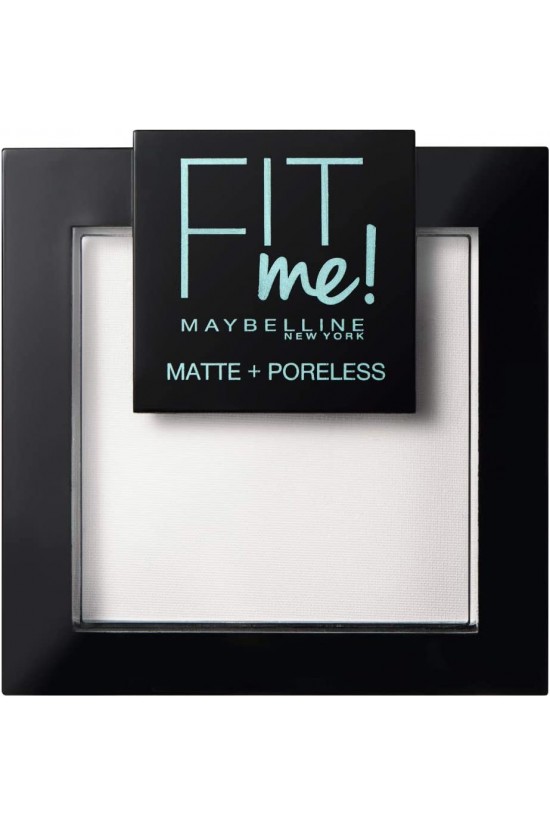 New York Fit Me Matte+Poreless Poudre, 90 Translucide, 9 ml