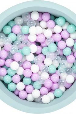 Bubble Pops  Top Havuzu, Mint/Lila/Beyaz/Şeffaf/Top