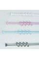 Banyo Perde Boru Askılı Alu. Eloksal M-06018 Banyo Perde Boru Askılı Alu. Eloksal M-06018