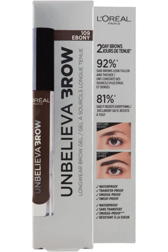 Unbelieva Brow Uzun Süre Kalıcı Kaş Jeli - 109 Ebony