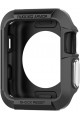 Watch Seri 3/2/1 (42mm) ile Uyumlu Kılıf Rugged Armor Matte Black - SGP11496 Watch Seri 3/2/1 (42mm) ile Uyumlu Kılıf Rugged Armor Matte Black - SGP11496