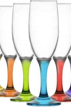 Set of 6 Champagne Glasses