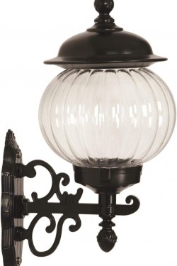 68187 Bahçe Aplik, 60 w, Siyah