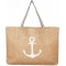 Anker Jute-Strandtasche 50 x 40 x 8 cm