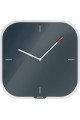 90170089 Silent Glass Wall Clock, Schwarz, Medium 90170089 Silent Glass Wall Clock, Schwarz, Medium