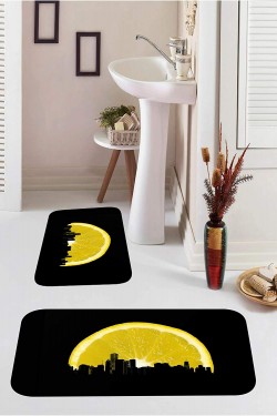Dijital Baskılı 2'li Banyo Paspası RFE9530, 60x100 cm