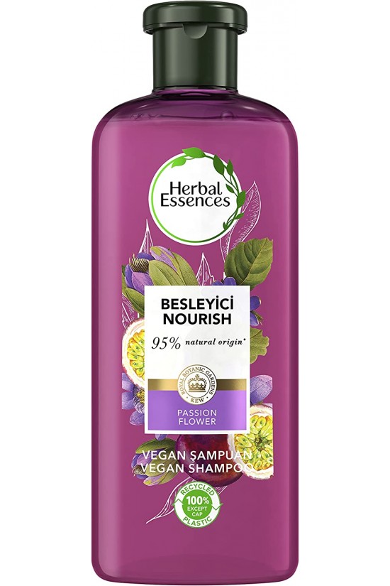 Vegan Şampuan Besleyici Çarkıfelek Çiçeği ve Pirinç Sütü, 400 ml Vegan Şampuan Besleyici Çarkıfelek Çiçeği ve Pirinç Sütü, 400 ml