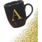 VIVAS HKSA101 Lettre A Tasse Tasse Noire