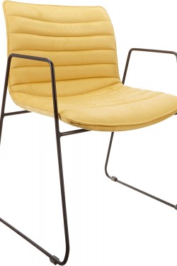 Chaise d'attente Maki, pied simple B