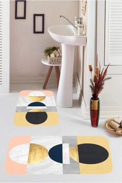 Dijital Baskılı 2'li Banyo Paspası RFE9537, 60x100 cm