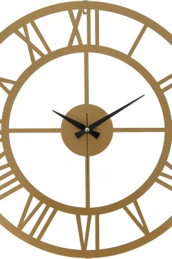 MDS-50 Romental Metal Eskitme Duvar Saati, 50x50 cm