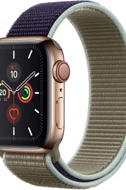 Watch Series 7/6/SE/5/4/3 Sport Loop Woven Band 41 mm 40 mm 38 mm kompatibel Pale Khaki