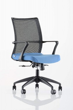 Jupiter Mesh Chef Chair - Blue
