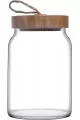 43583S00 Bocal avec couvercle en bois Woody 860 cc 43583S00 Bocal avec couvercle en bois Woody 860 cc