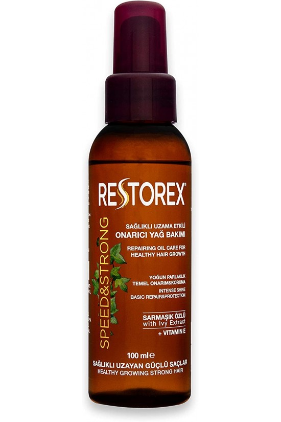 Restorex Saç Bakım Yağı Hızlı Uzama Etkili Onarıcı Bakım (100 ml) Restorex Saç Bakım Yağı Hızlı Uzama Etkili Onarıcı Bakım (100 ml)