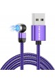 HEYBRO 3A Puissant Aimant Manic Cable avec Charge Rapide Purple Lightning/Micro/Type-C HEYBRO 3A Puissant Aimant Manic Cable avec Charge Rapide Purple Lightning/Micro/Type-C