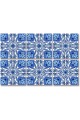 Mavilim 1 Menge gemusterte PVC-Fliesen 20 x 20 cm, 6er-Pack