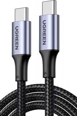 Câble de charge rapide et de données Type-C vers Type-C 100 W 1 mètre