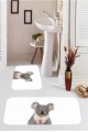 Dijital Baskılı 2'li Banyo Paspası RFE9555, 60x100 cm Dijital Baskılı 2'li Banyo Paspası RFE9555, 60x100 cm