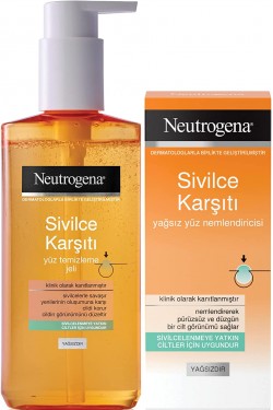 Sivilce Karşıtı Temizleme Jeli 200 ml+Nemlendirici (50 ml)
