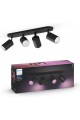Hue Fugato Plate/Spiral La ve Akıllı Led Ampuller, Siyah, 4x5.7W 230V Hue Fugato Plate/Spiral La ve Akıllı Led Ampuller, Siyah, 4x5.7W 230V