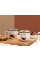 Plaisir Attrayant 2-li New Bone China Kupa S Plaisir Attrayant 2-li New Bone China Kupa S
