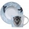 Snowy 4-Piece Coffee Set for 2 Persons, 100 ml