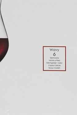 Vavy Rotweinglas, schlicht, 475 ml, 6 Stück