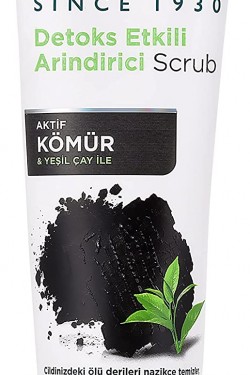 Herbals Detox Purifying Facial Cleanser Scrub, Aktivkohle, grüner Tee, parabenfrei, phthalatfrei, alle Haut, 75 ml