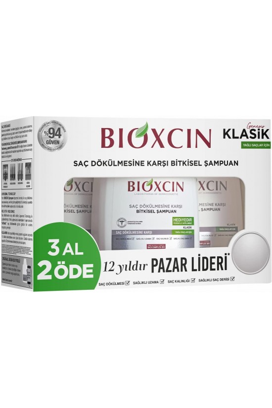 Genesis 3 Al 2 Öde Yağlı Saçlar İçin Şampuan (3 x 300 mL) Genesis 3 Al 2 Öde Yağlı Saçlar İçin Şampuan (3 x 300 mL)