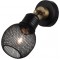 1442-73-19 Pende Single Tumbled Black Applikation 1 x E27