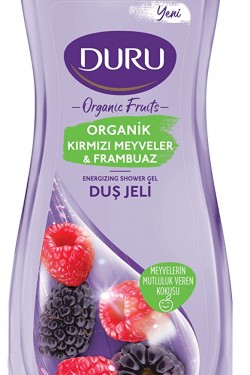 Organic Fruits Kırmızı Meyveler & Frambuaz Duş Jeli, 450 ml