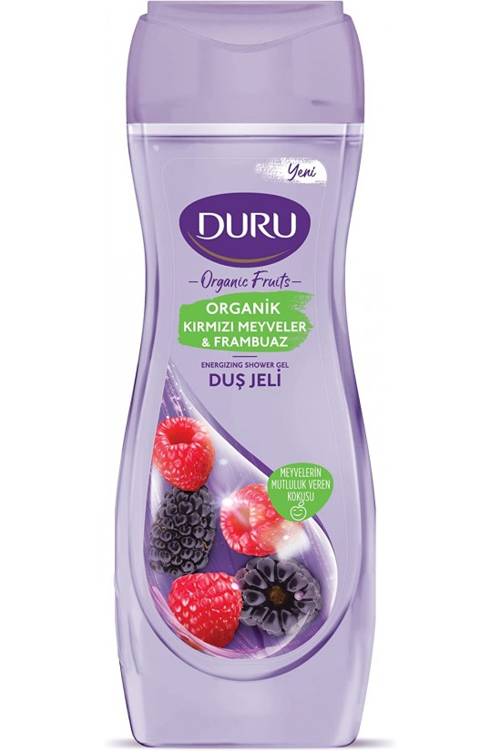 Organic Fruits Kırmızı Meyveler & Frambuaz Duş Jeli, 450 ml Organic Fruits Kırmızı Meyveler & Frambuaz Duş Jeli, 450 ml