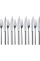 Nuova Steakbesteck, 12-teilig, 6 Personen, Steakgabel, Steakmesser, Cromargan Edelstahl, poliert, spülmaschinenfest Nuova Steakbesteck, 12-teilig, 6 Personen, Steakgabel, Steakmesser, Cromargan Edelstahl, poliert, spülmaschinenfest