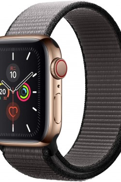 Watch Series 7/6/SE/5/4/3 Sport Loop Woven Iron 41mm 40mm 38mm Compatible Gris